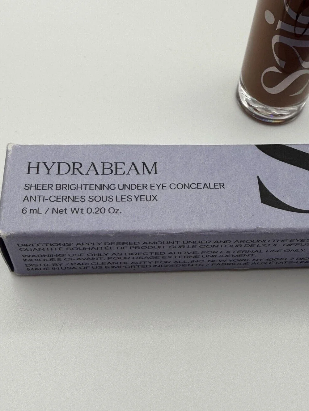 Saie Hydrabeam Concealer HB Nine 6mL Sheer Brightening Under Eye NEW Box